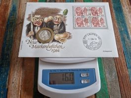 1984 Silber Münzbrief Laupen