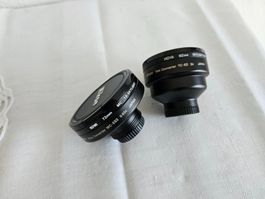 Nikon Weitwinkel Konverter 72mm, Tele Konverter 62mm