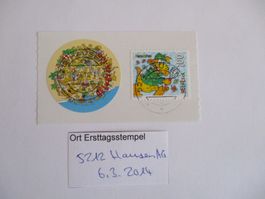 Voll Ort Ersttagsstempel aus 5212 Hausen AG