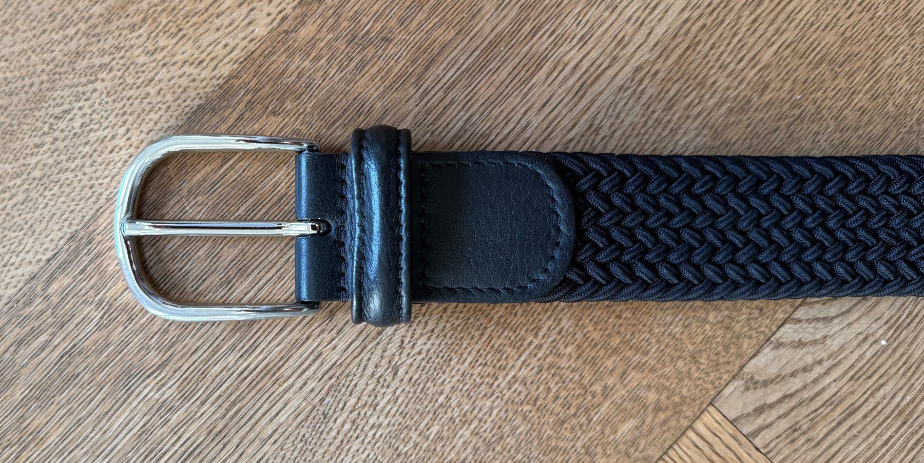 Cinture: ANDERSON'S Belt Gürtel Size 90 Black Solid Brass – Usato da Bern venduto da Cremaster01 1