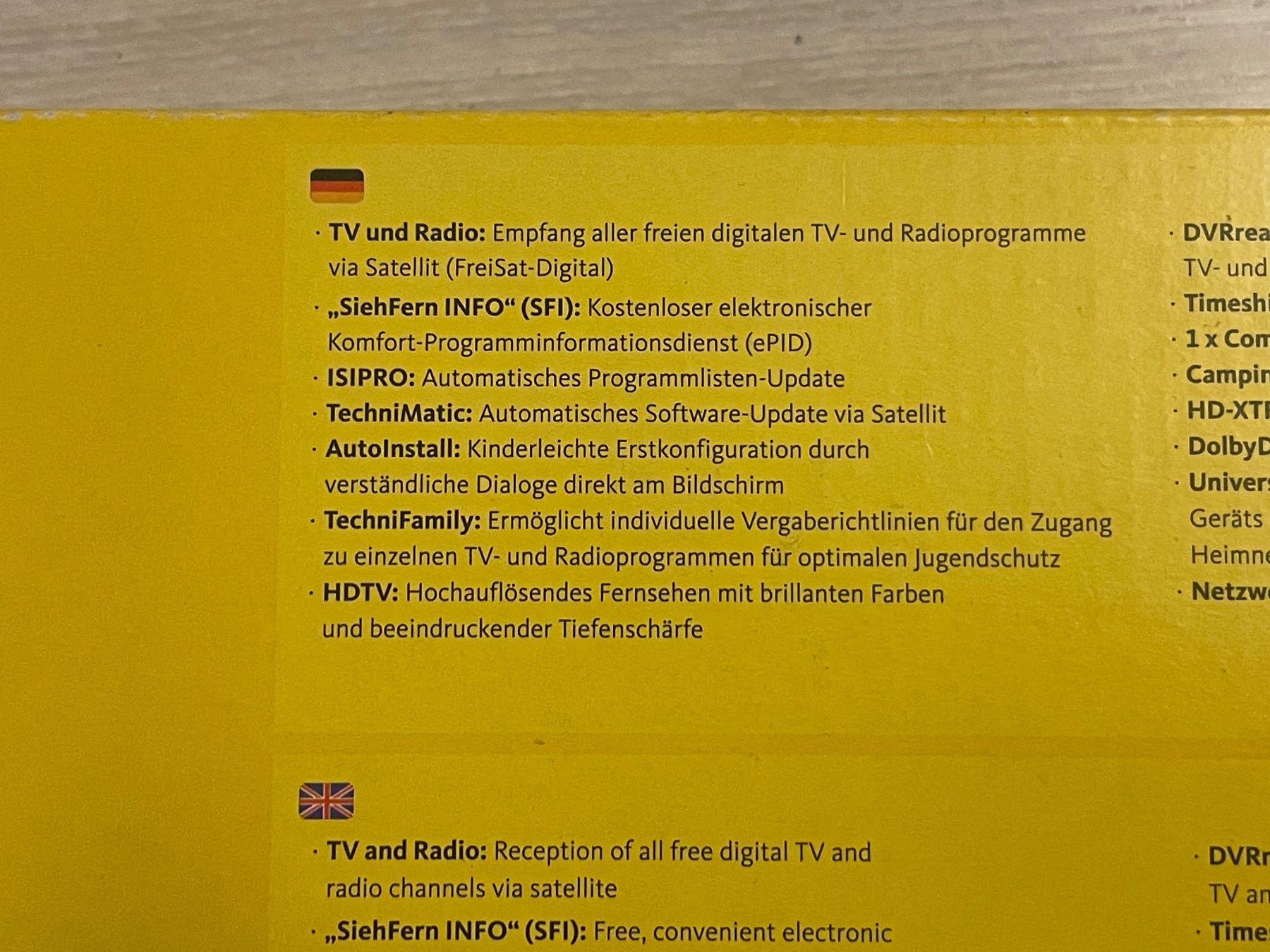 Ricevitori: Technisat TechniBox S4 Digital Sat Receiver, mit Viaccess CI – Usato da Winkel venduto da Ronh 1
