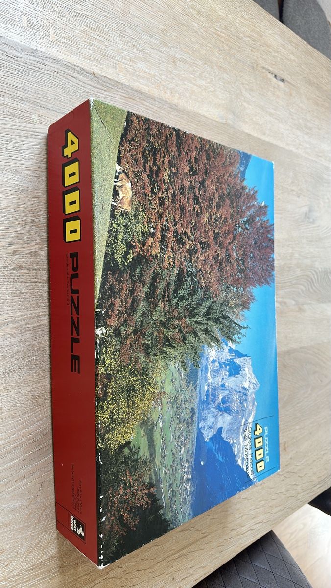 Puzzle: 4000 Teile Puzzle Schweizer Bergpanorama – Usato da Sursee venduto da Stefanst01