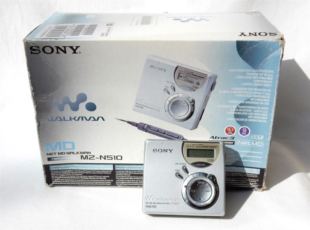 Net Md Sony Mz-n510 Con 1 Minidisc Plateado | Meses sin interés