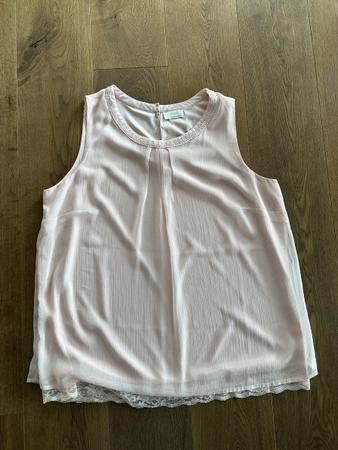 Aessa W. Sommer Top,Gr.40,Spitze,Rosa,neu - ungetragen!