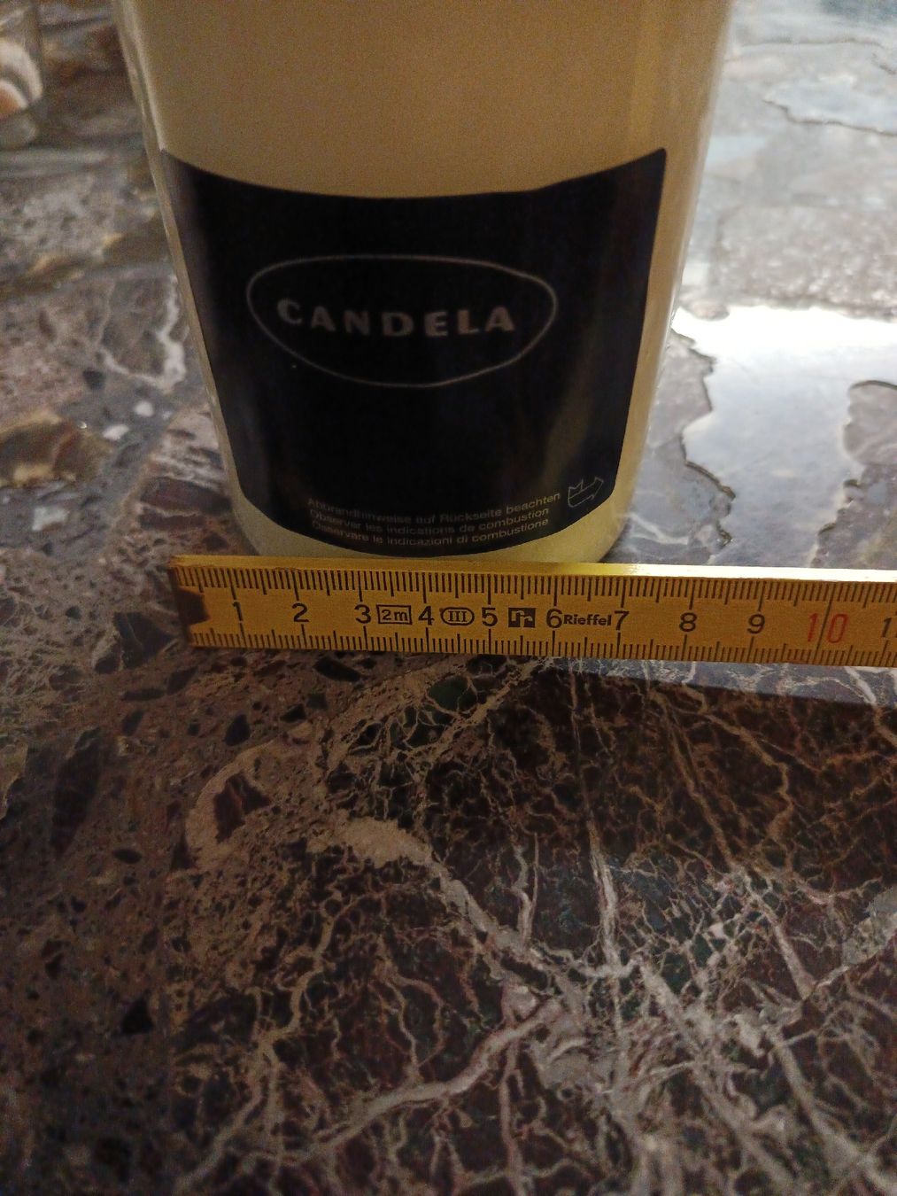 Candele: Kerze im Zelufan eingepackt.  – Nuovo (secondo la descrizione) da Speicherschwendi venduto da clepsydra66 2