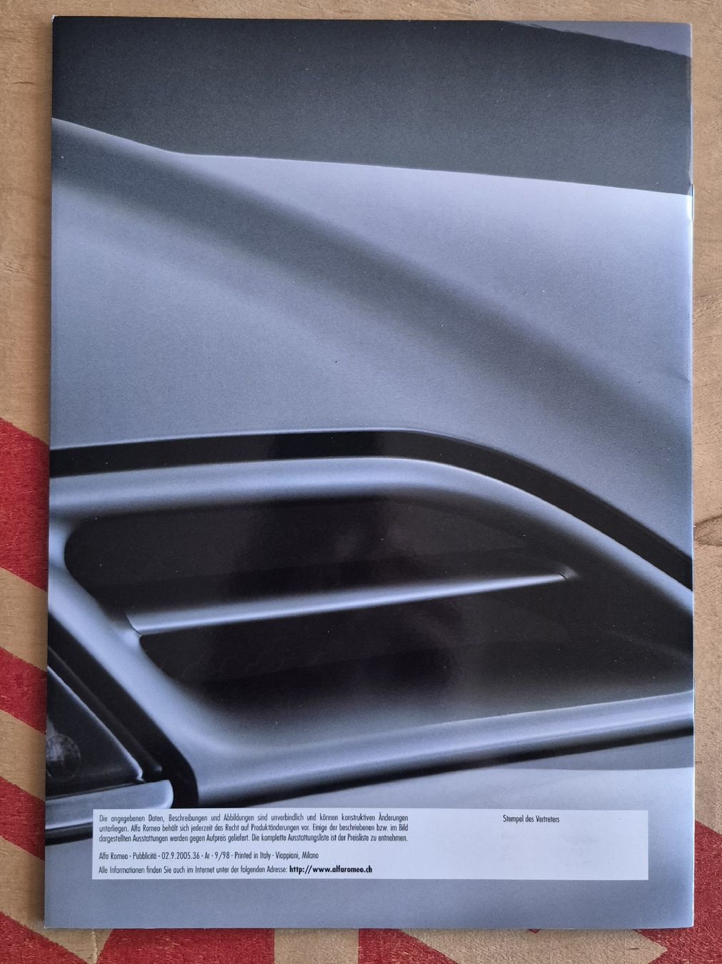 Alfa Romeo Dokumente: Prospekt Alfa Romeo 166 Jg. 98 – Neu (gemäss Beschreibung) aus Oberfrittenbach von Alfetta_gtv 8