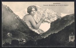 Interlaken, Alpenpanorma mit riesiger Fr
