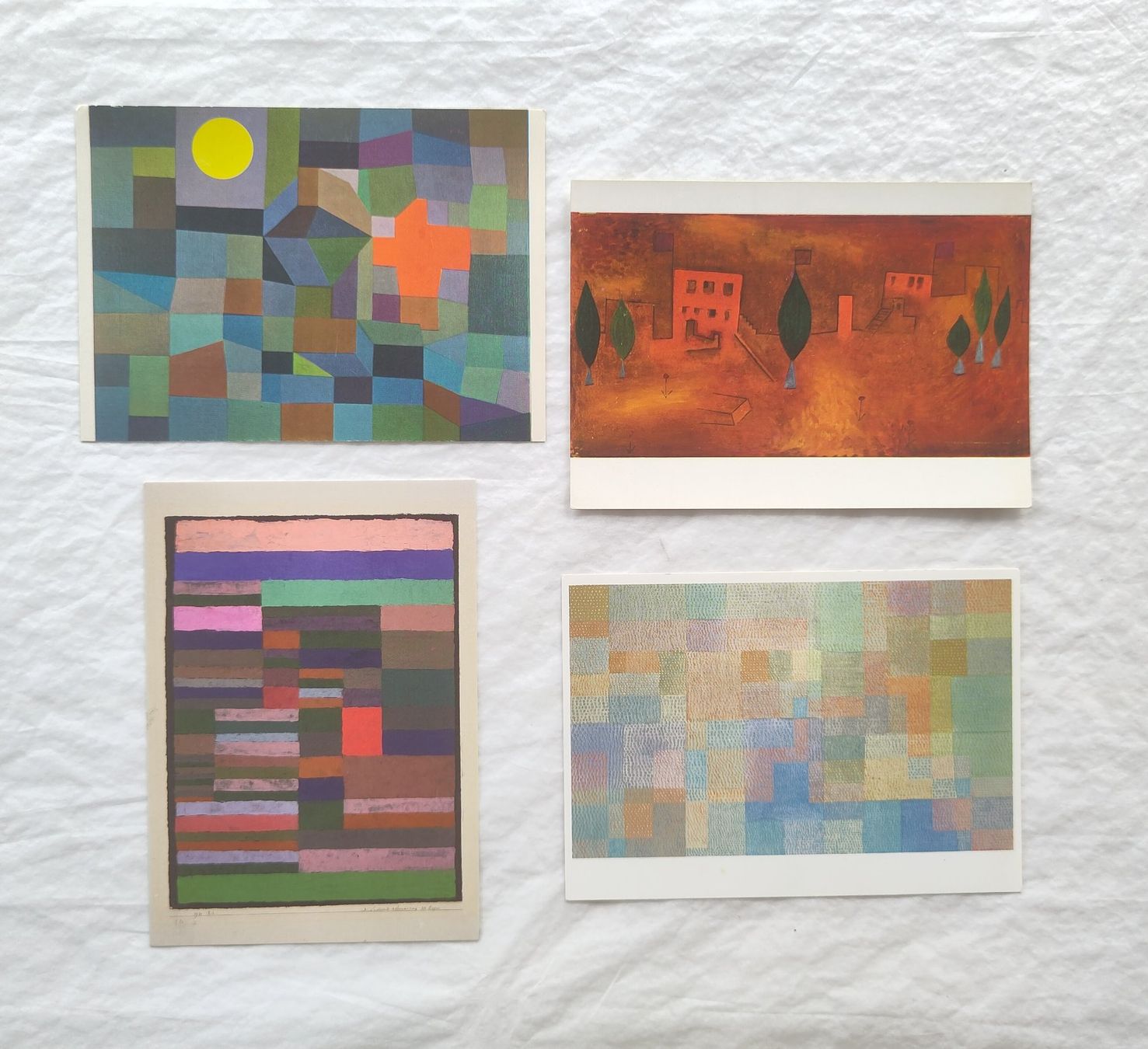 Cartoline postali: 26 AK mit Kunst von PAUL KLEE – Usato da Pfäffikon ZH venduto da rabali 3