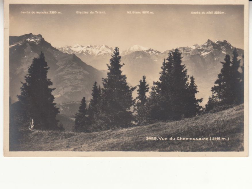 Cartoline postali: Chamossaire ca. 1930 – Usato da Bürglen TG venduto da StampGraf
