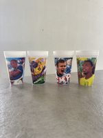 4 Becher MC Donalds Henry Ronaldinho Beckenbauer Kaka Zustan