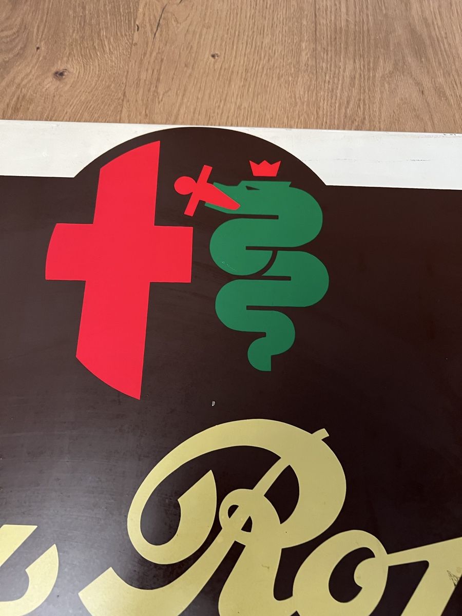 Alfa Romeo Insegne: Alfa Romeo Antik Schild, Händler – Usato da Altdorf UR venduto da Seller660 1