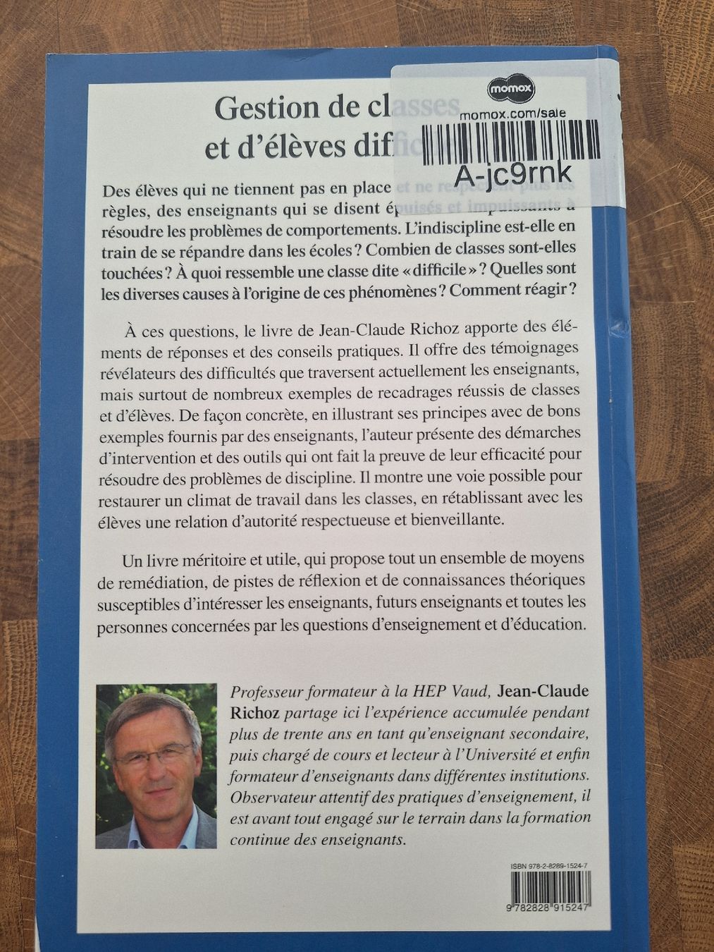Libri: Livre Gestion de classes et élèves difficiles Richoz – Usato da Pully venduto da oli_97dt 1
