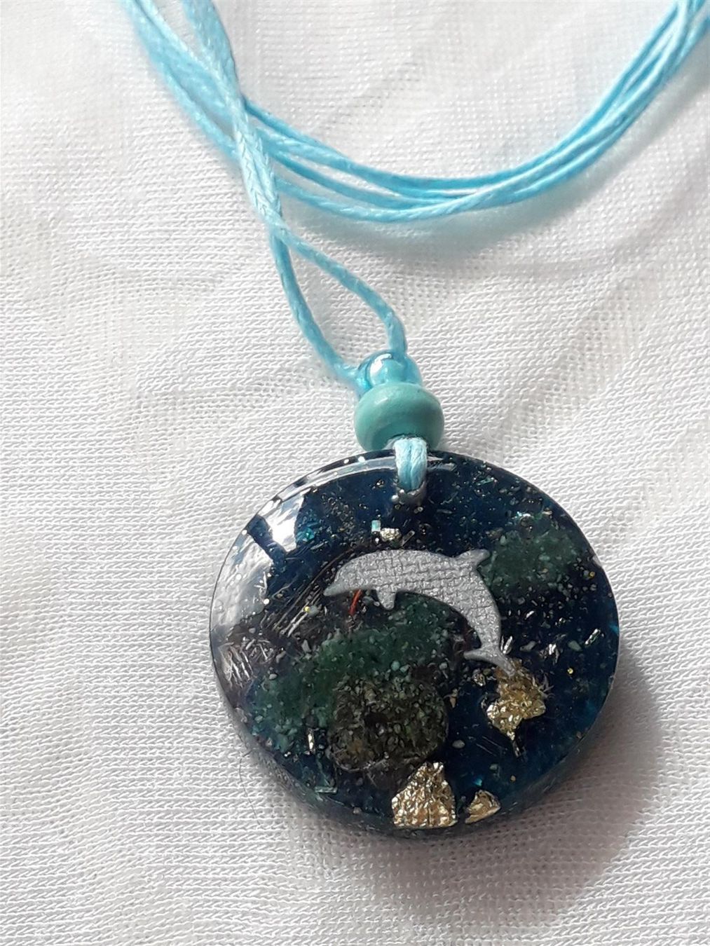 Mineralien & Heilsteine: ORGONIT Anhänger TÜRKIS * Small – Neu und originalverpackt aus Aeschi b. Spiez von KRONLICHT 1