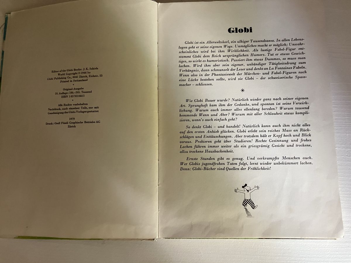 BD: Wie Globi Bauer wurde – D'occasion à ZUERICH par Carolus1 2