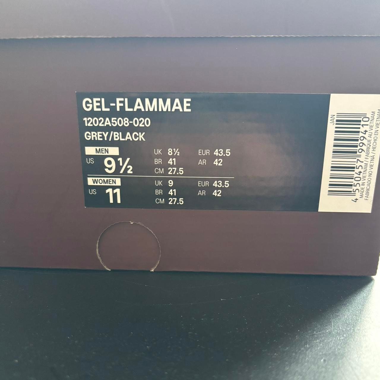 Asics Scarpe da uomo: Asics Gel-Flammae Grey Black – Nuovo e nell'imballaggio originale da Bern venduto da Joshua_eigenmann02 2