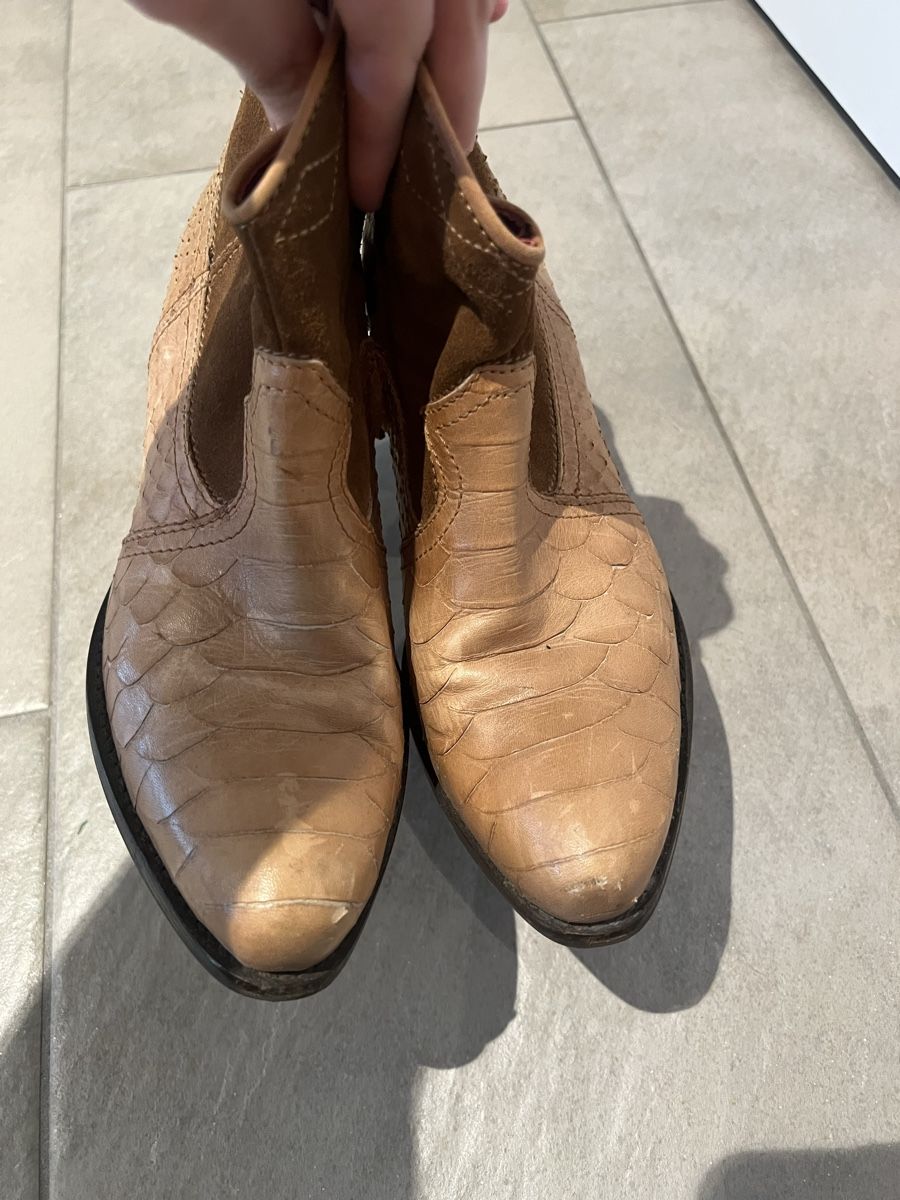 Globus Scarpe da donna: Cowboystiefel / Lederstiefel Gr. 38 - Globus – Usato da Langenthal venduto da ivet7 6