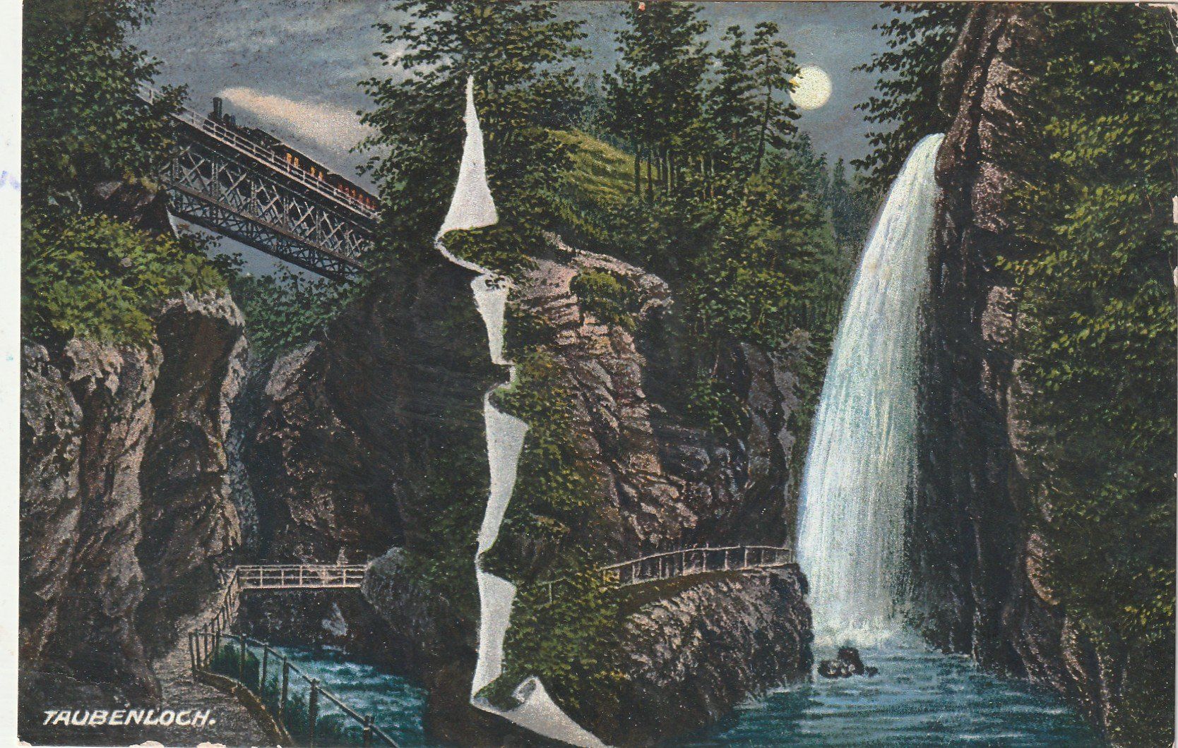 Cartoline postali: Taubenloch Bern – Usato da Lumbrein venduto da made02