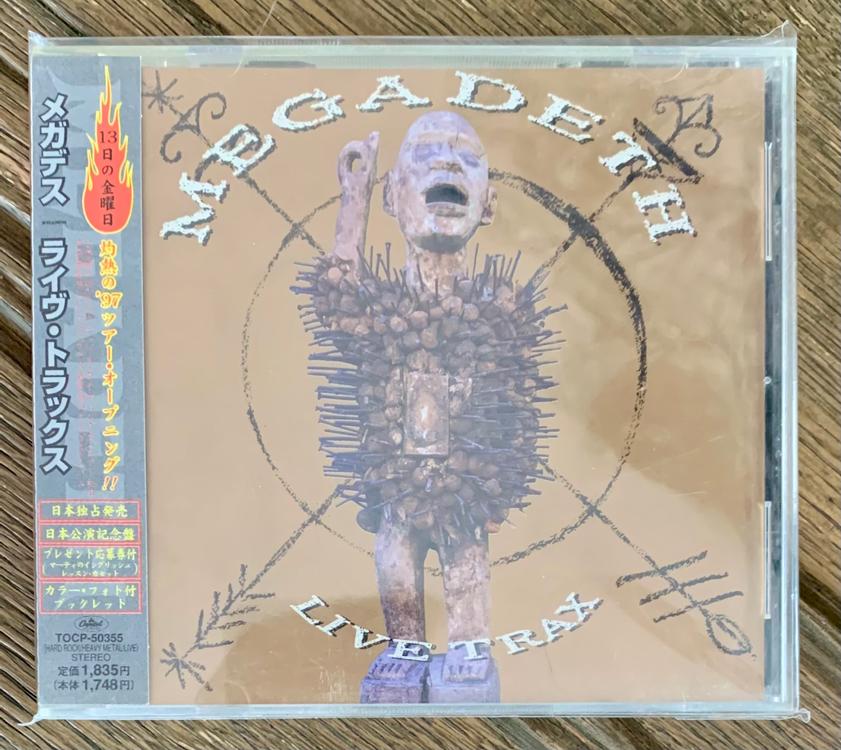 Megadeth „live Trax“ Japan Only 6 Track Live Cd Metallica Kaufen Auf Ricardo 