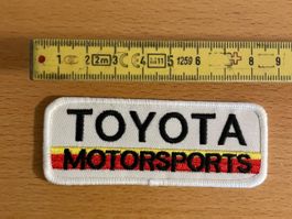 Toyota Motorsports Patch Sticker Aufnäher 1302