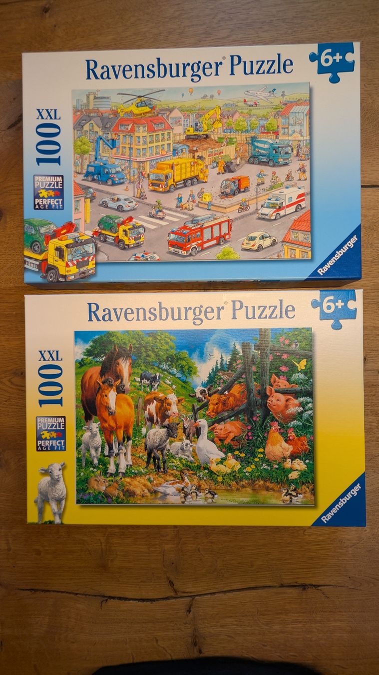 Puzzle:  Puzzle 2er Set je 100 Teile  – Usato da Hüttlingen venduto da Remalimo