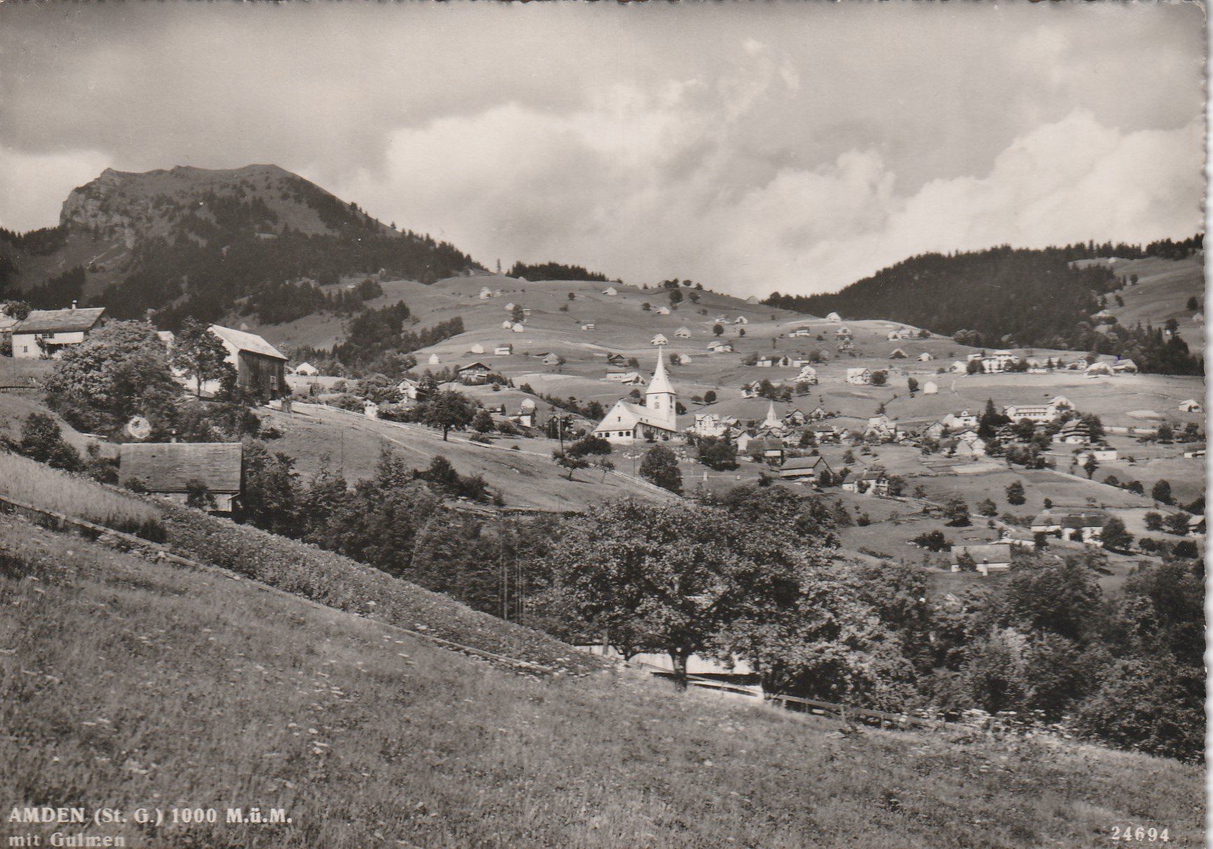 Cartoline postali: SG - Amden- Stempel 1947 – Usato da uttwil venduto da Koehlerfred