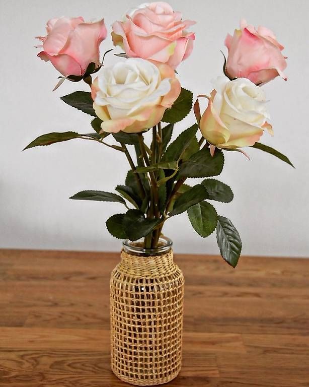 Vasi & Recipienti: Dekorative Blumenvase, handgeflochten – Nuovo e nell'imballaggio originale da Schönenberg ZH venduto da sar_w2vr