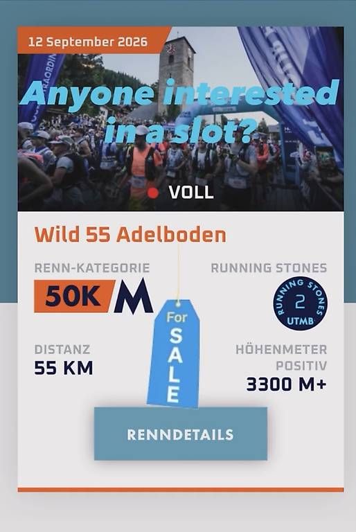 Tickets: UTMB Wildstrubel 12.9. 55km – Gebraucht aus Luzern von mon_m9rr