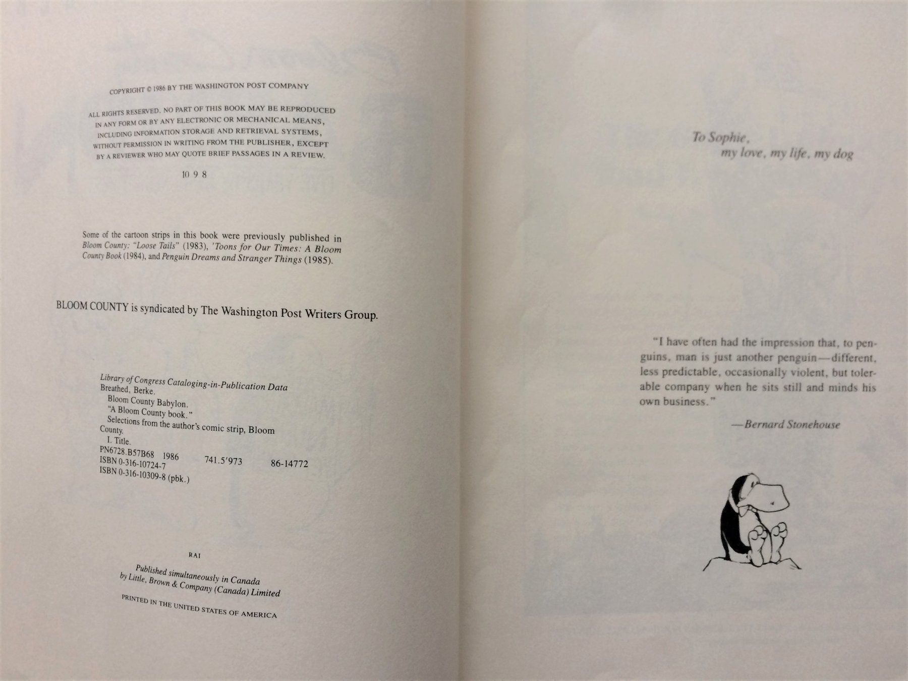 Comics: Bloom County - BABYLON - Berke Breathed – Gebraucht aus Schaffhausen von durruti 2