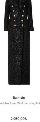 Balmain Cappotti: Balmain Mantel / manteau 38 – Usato da Collonges venduto da Auganien 2