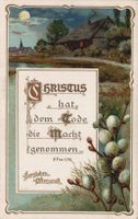 Antike Osterkarte von 1918 - Rarität für Sammler!