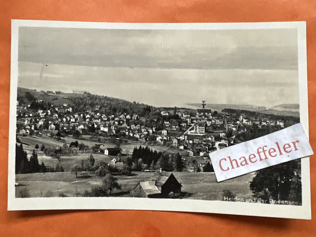 Ansichtskarten: 1933  Heiden Bodensee  – Gebraucht aus Zürich von Chaeffeler