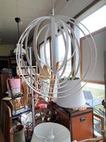 Weisse Designer Hängelampe, modern Ringe Kugellampe Loftlamp