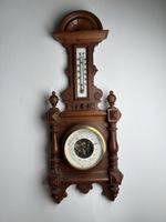 Barometer Thermometer Holz antik guter Zustand