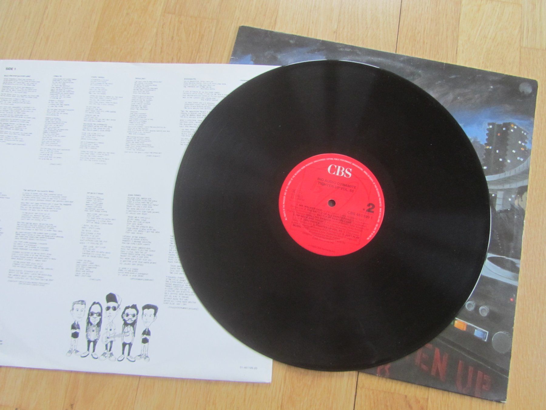 Vinyles: Big Audio Dynamite - Tighten Up Vol.88 - – D'occasion à Seengen par mikelele 2