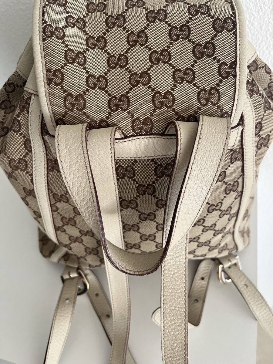 Gucci Zaini: GUCCI Abbey Rucksack GG beige NP: 1000-. – Usato da Immensee venduto da Panchi4 5