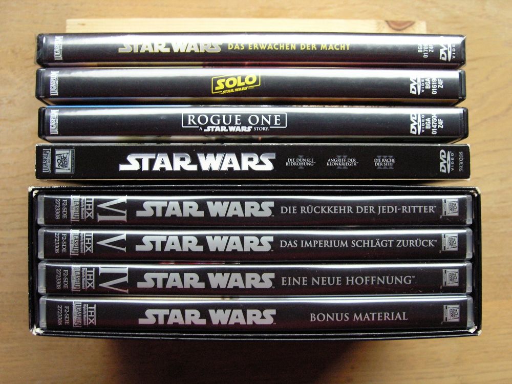 STAR WARS DVD COLLECTION (Gebraucht) in Zuzwil SG für CHF 42.5 – mit ...