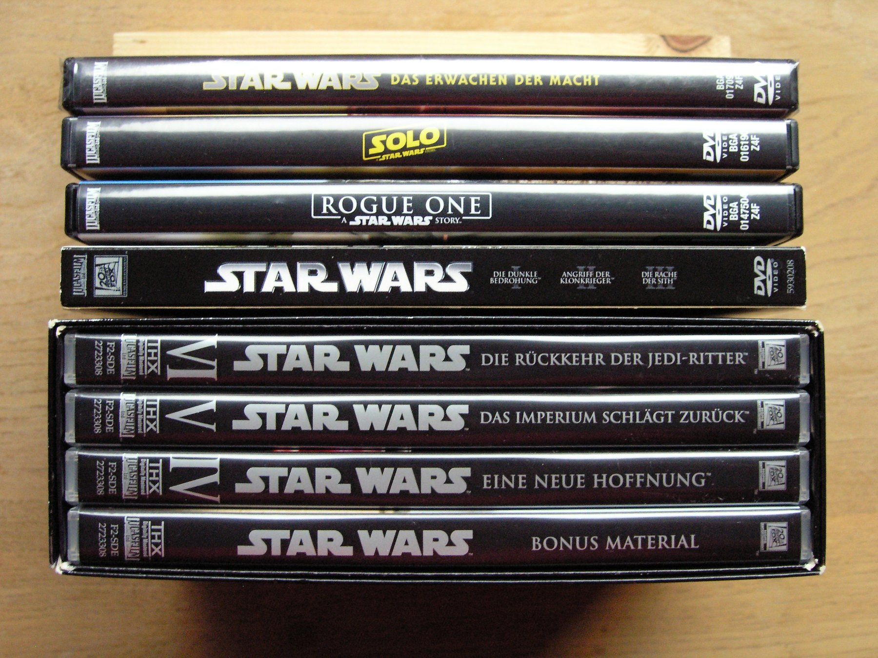 Alle DVDs: STAR WARS  DVD COLLECTION – Gebraucht aus Zuzwil SG von vette13 7