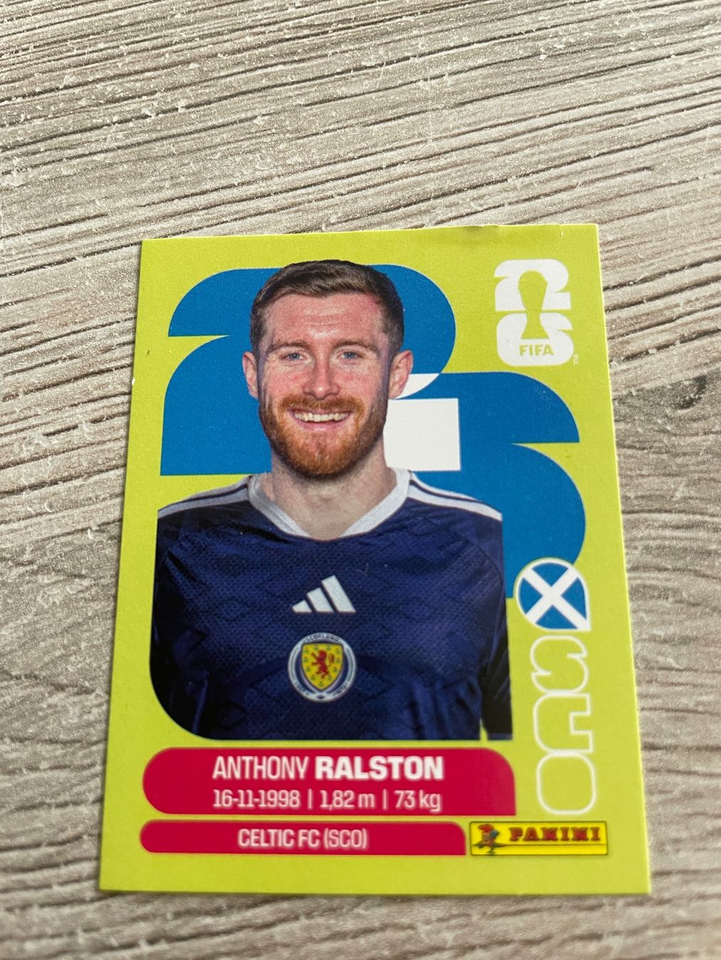 Panini Carte collezionabili: Panini Sticker - Anthony Ralston – Usato da Neftenbach venduto da Justine76