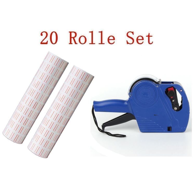 Preisauszeichner Set Uno C6 Inkl. 10 Rollen 26x12 Preisetiketten