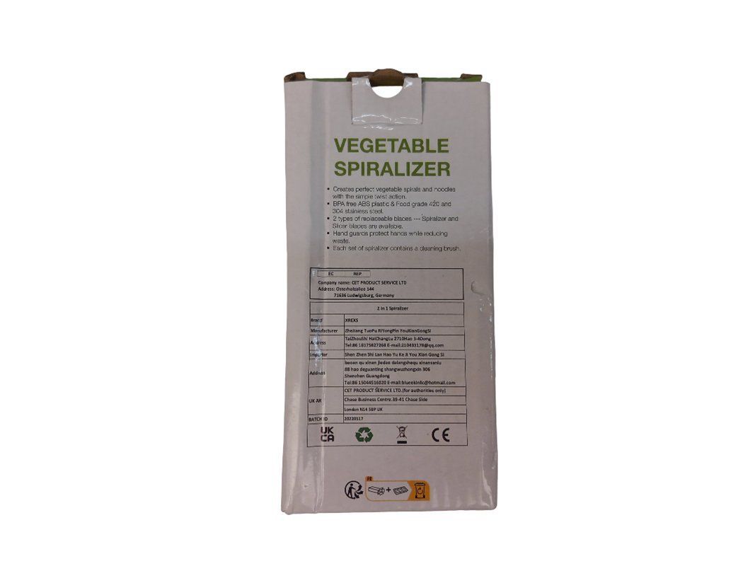 Küchengeräte: XREXS Gemüsespiralschneider 2 in 1 – Neu und originalverpackt aus Hünenberg von Restwert_Zug 1