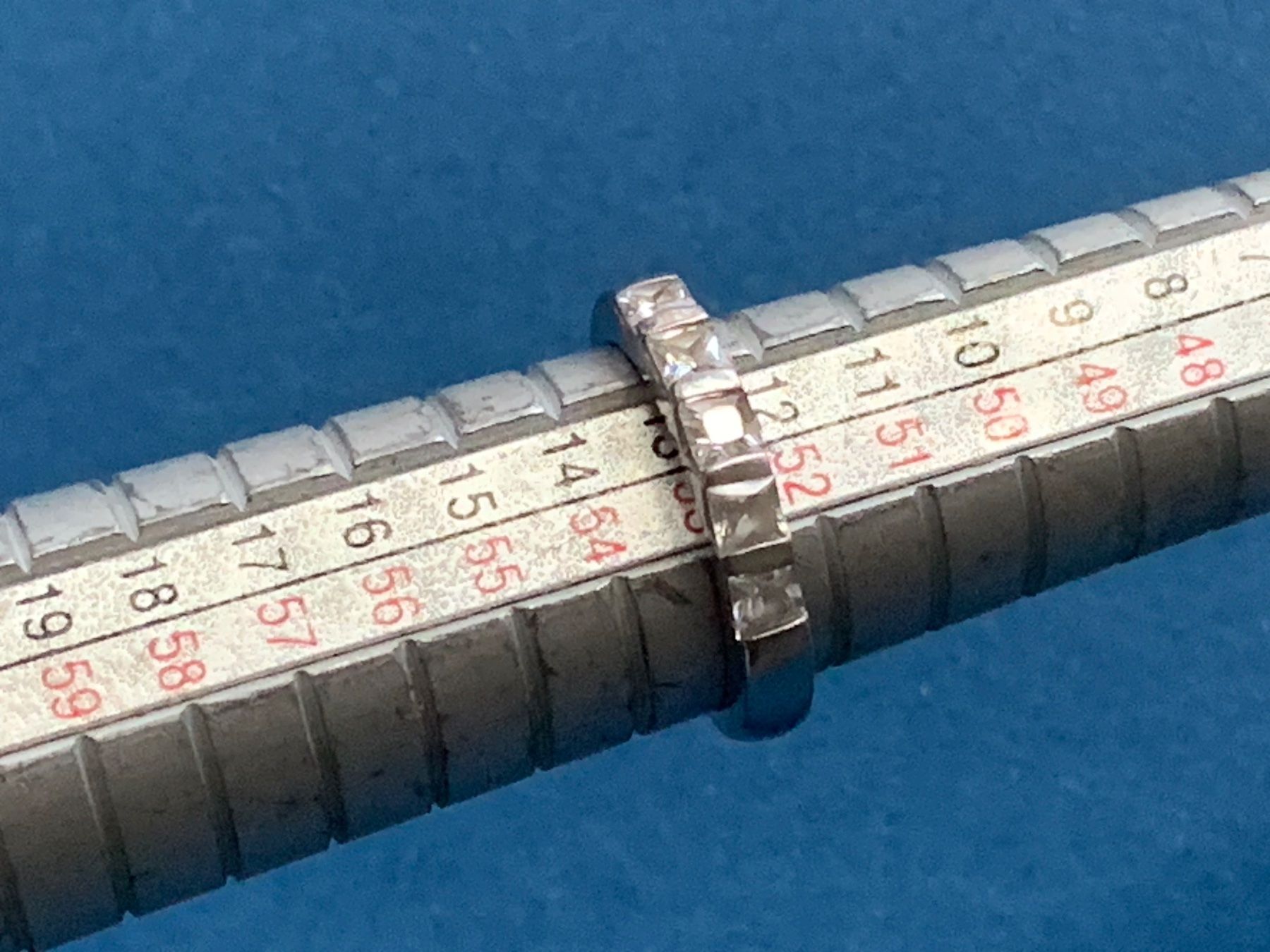 Anelli: Silberring 5 stones kompact (53) – Usato da Dittingen venduto da Bijoubelle 4