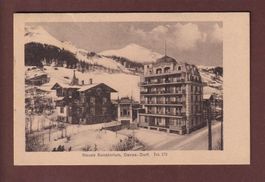 DAVOS-DORF - Neues Sanatorium - 1922