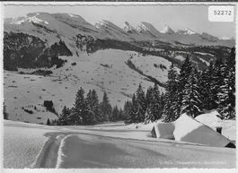Toggenburg im Winter mit Churfirsten