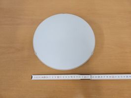 Deckenlampe Glas weiss, Ø25cm, echtglas Abdeckung
