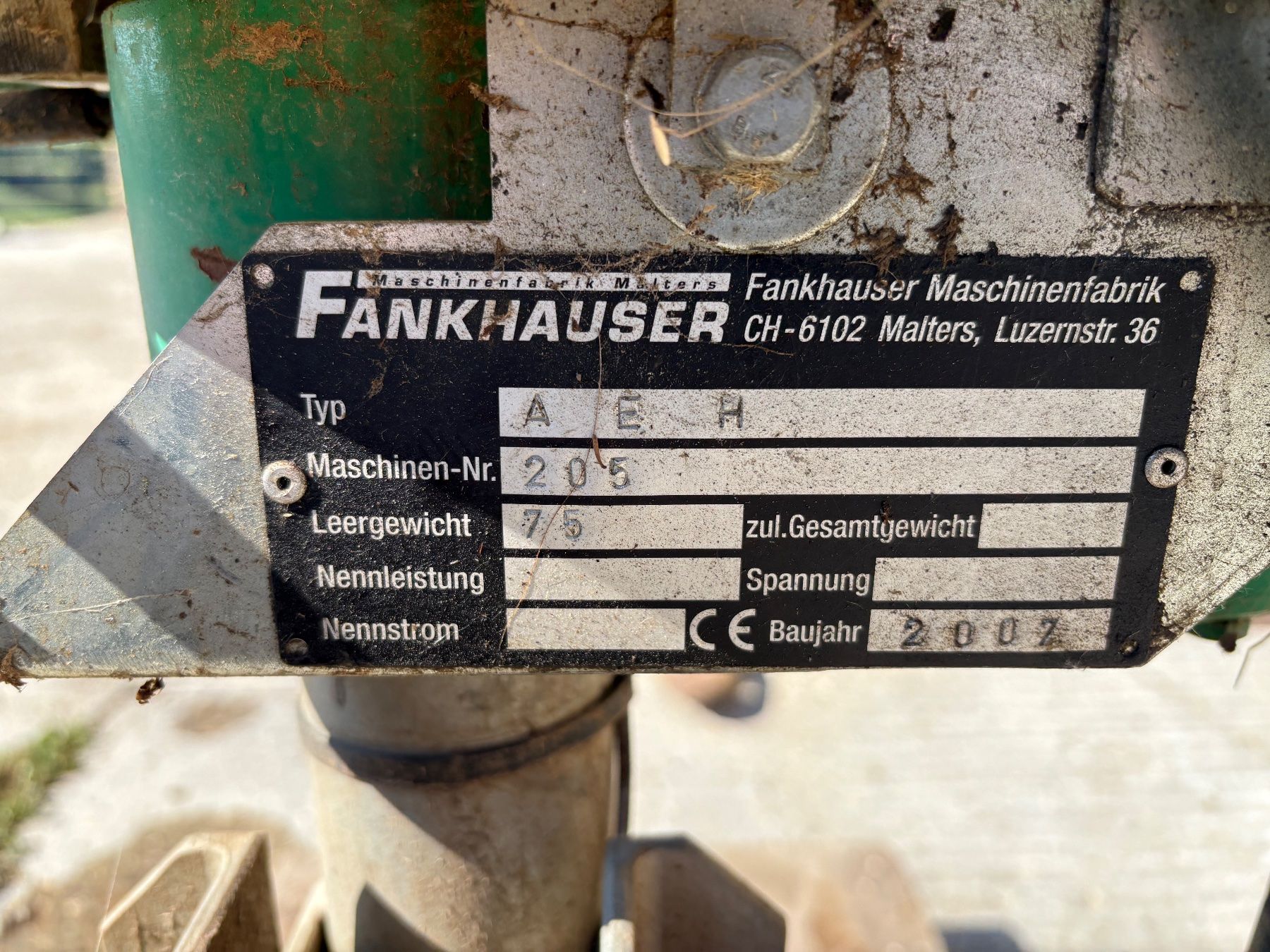 Fankhauser Alle Maschinen: Jauchewerfer – Gebraucht aus Willisau von Epi3 4