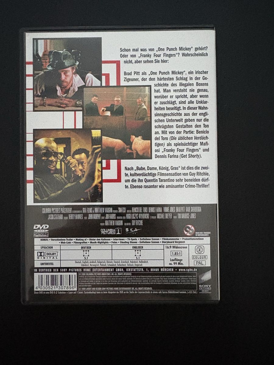 Tutti i DVDs: Snatch – DVD – Usato da Winterthur venduto da Bruce_Wayne_22 1