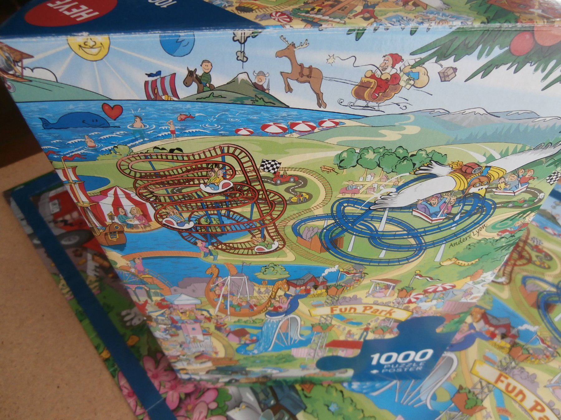Heye Puzzle: Heye Fun Park Trip - 1000 Teile – Usato da Pfäffikon ZH venduto da variohappy 2