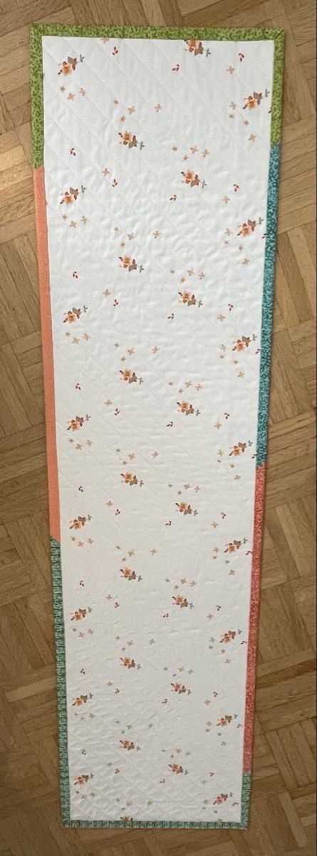 Stoffe: Chemin de table patchwork multicolore fait main – Neu und originalverpackt aus La Chaux-de-Fonds von NathalieM07 6