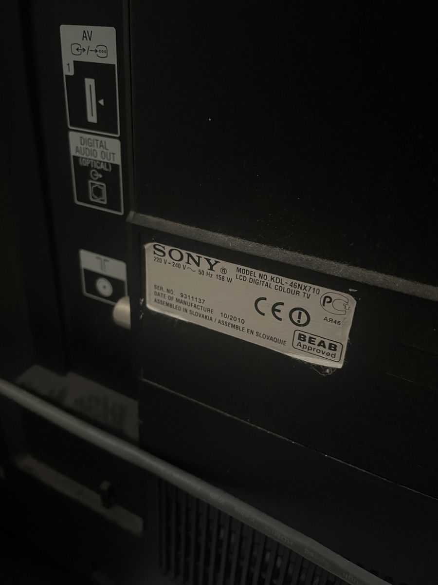Fernseher: Sony Bravia Fernseher  – Gebraucht aus Zürich von LiviaMariaC 1