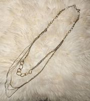 Lange goldene Kette Modeschmuck 